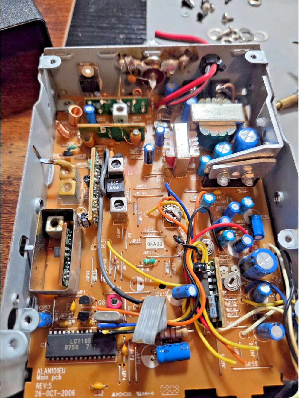 MAIN BOARD FOR MIDLAND 1001Z MOBILE CB RADIO